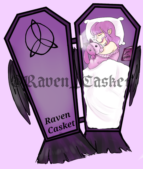 Raven Casket